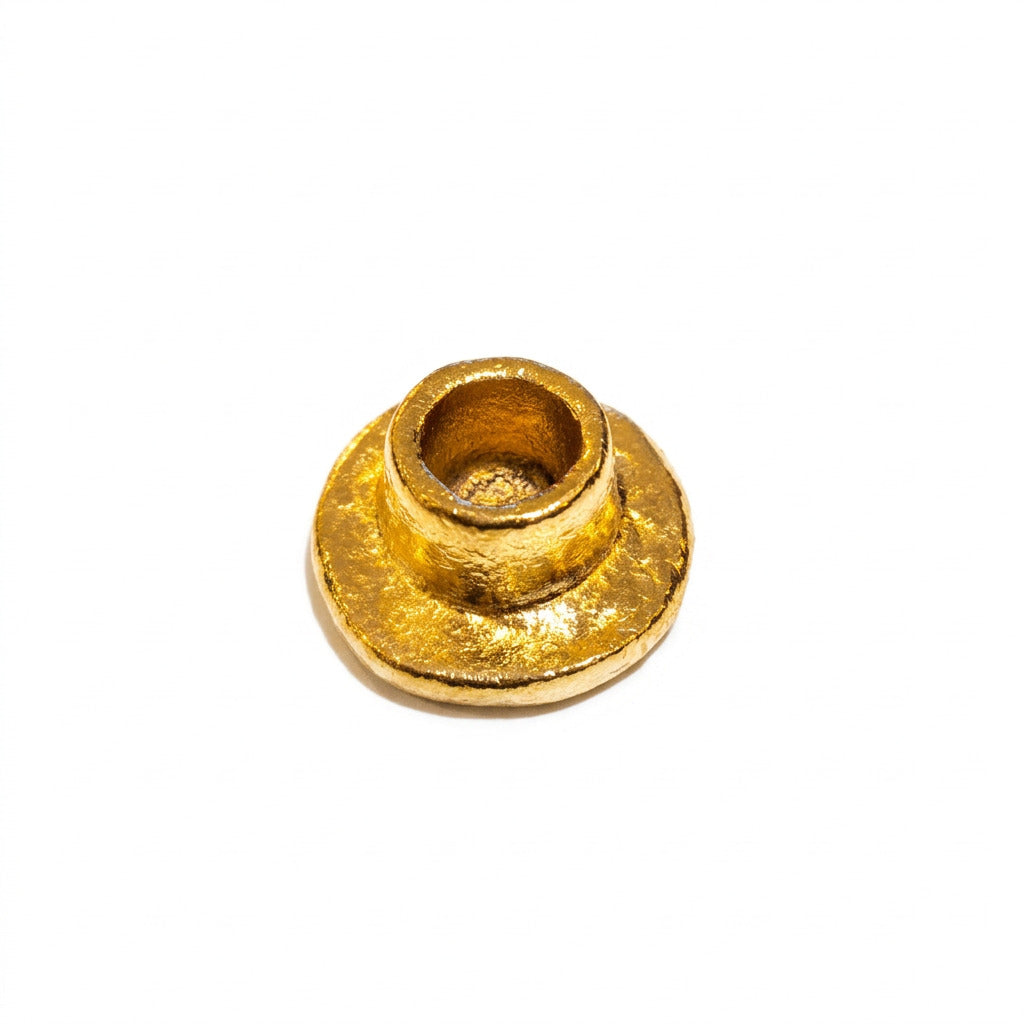 Bougeoir en laiton T1, diamètre intérieur 1 cm, pour bougies fleuriste — Boncoeurs, George Genève