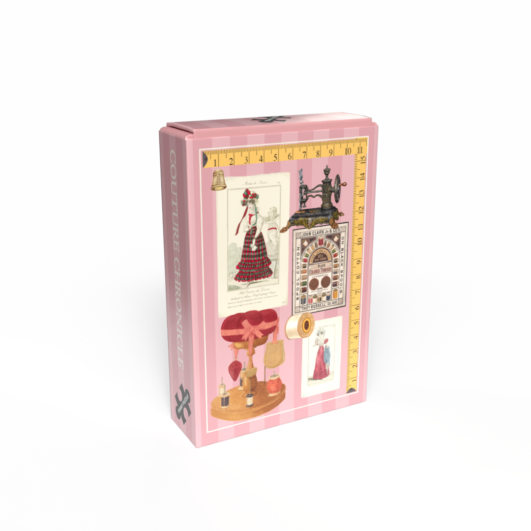 Mini-puzzle Couture Chronicles 99 pièces dans sa boîte – PENNY PUZZLE