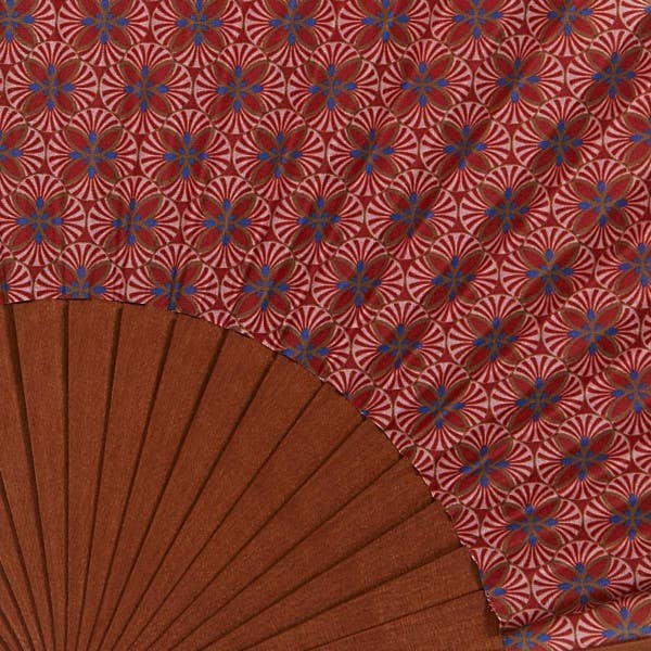 VENT DE BOHEME - Eventail LOTUS orange