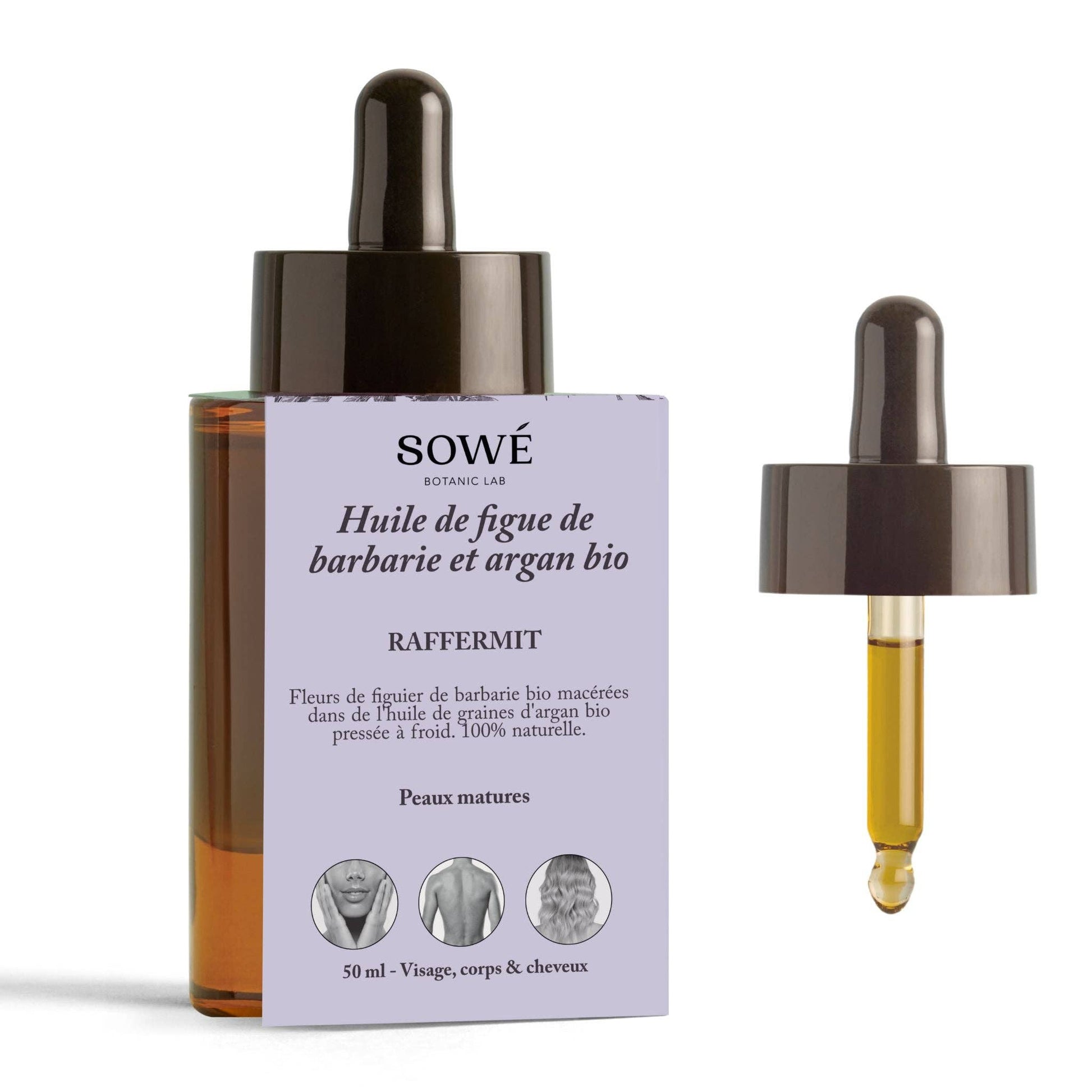 SOWE - Huile de Figue de Barbarie & Argan Bio