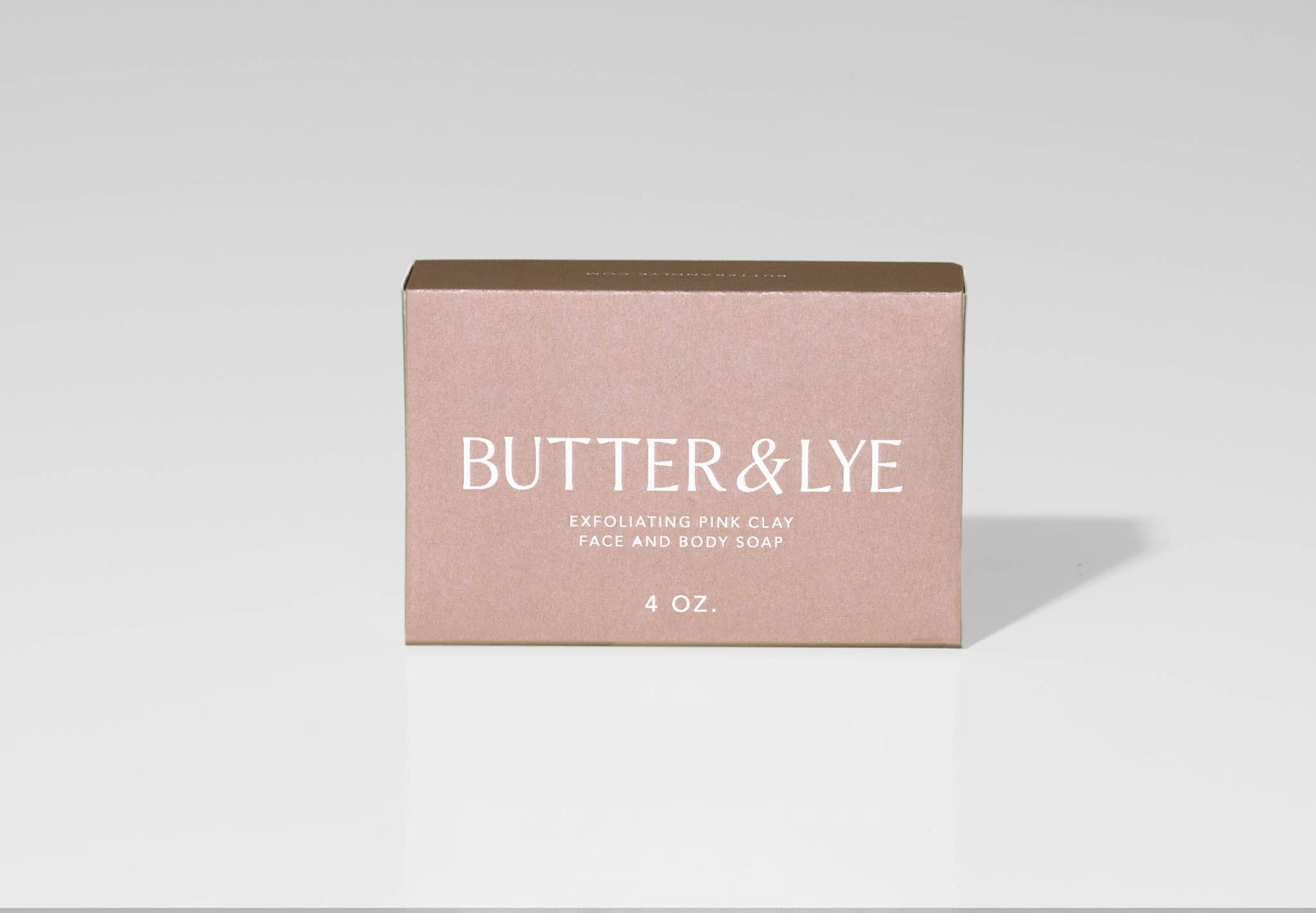 BUTTER & LYE - Savon Exfoliant Visage & Corps à l'Argile Rose