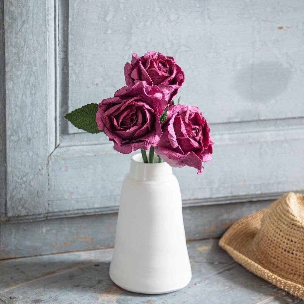 FLOWRETTE - Grande Rose Lady Bordeaux