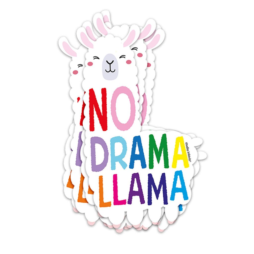 Pas de Drame Lama – Autocollant géeant | George Genève