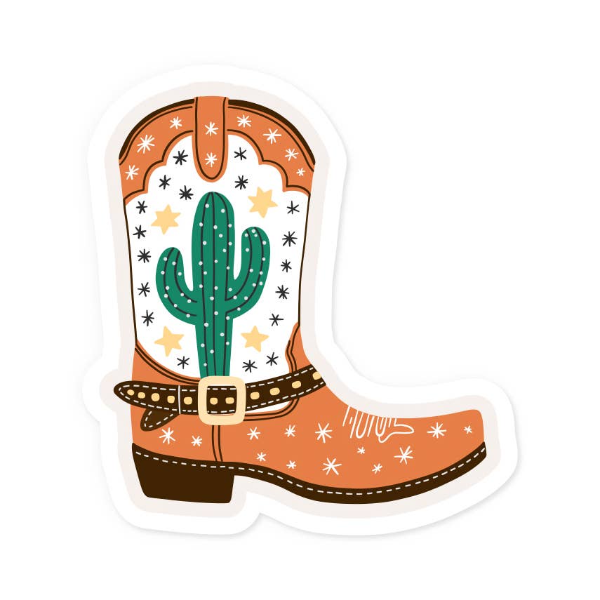 Botte de cowboy – Autocollant | George Genève