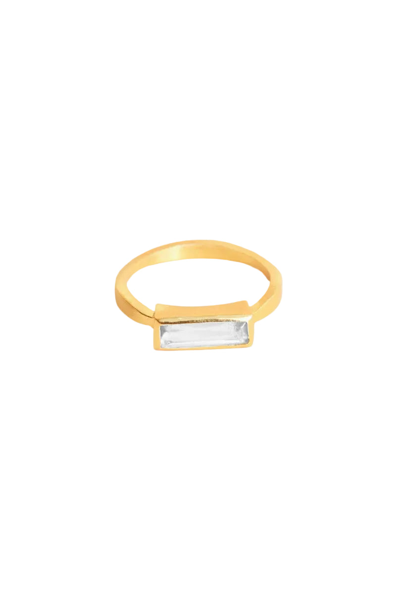 Bague Najla - Cristal de roche – SHAN SHAN | George Genève