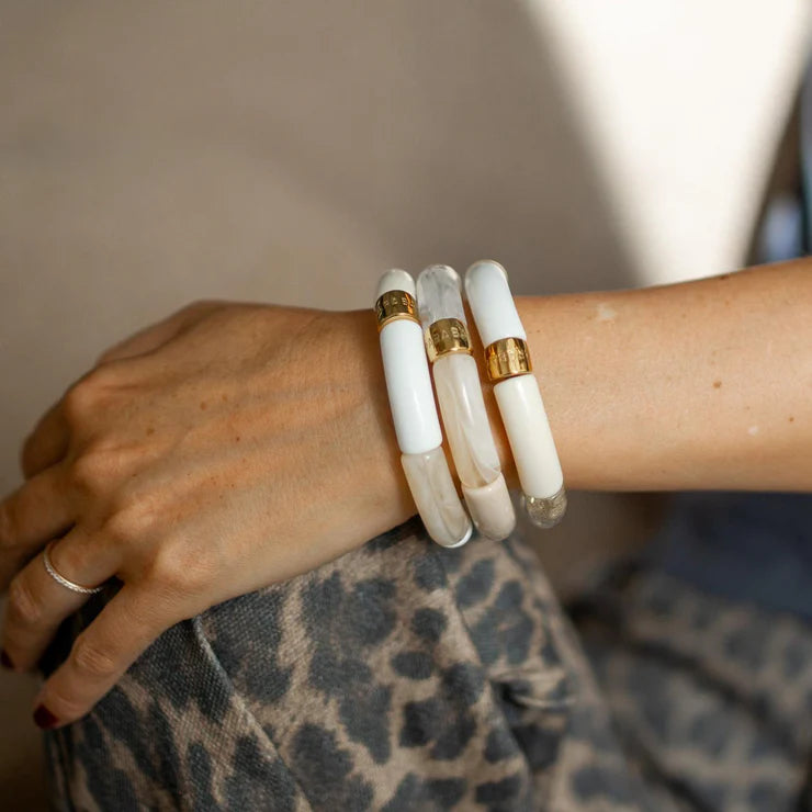 Bracelet Crème 1 – vue 4 – PARABAYA | George Genève