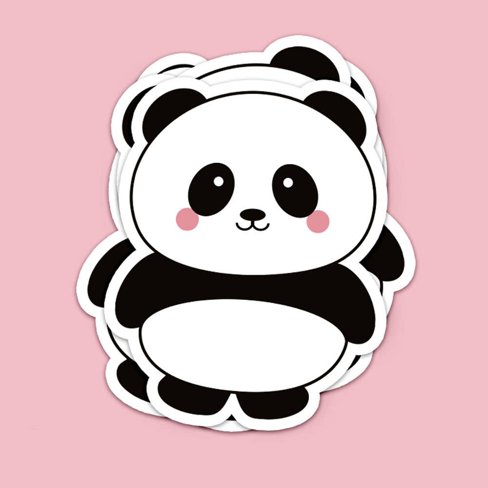Panda – vue 7 – Autocollant géant | George Genève