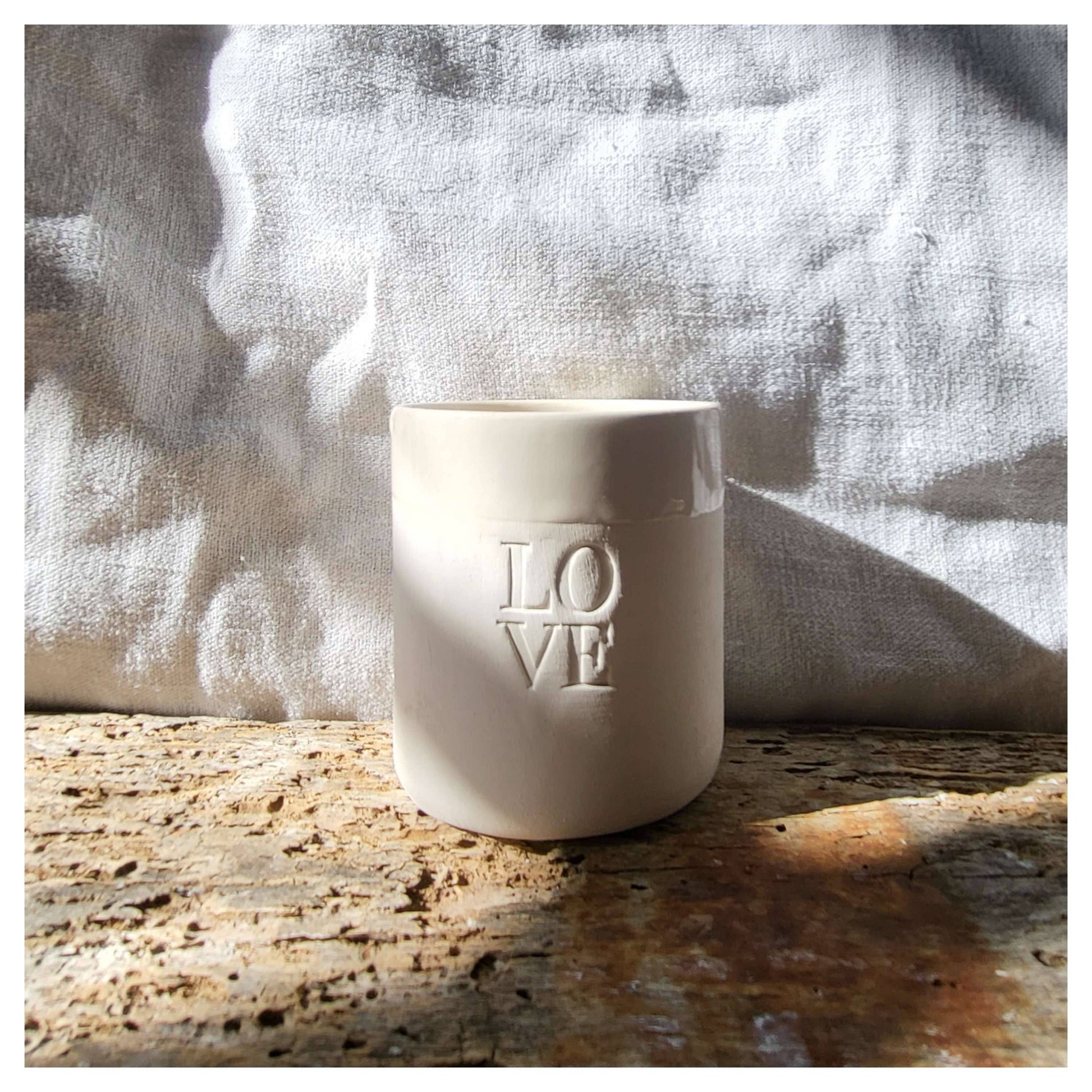 LPDV - Gobelet en céramique L O V E