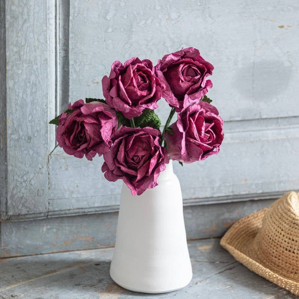 FLOWRETTE - Grande Rose Lady Bordeaux