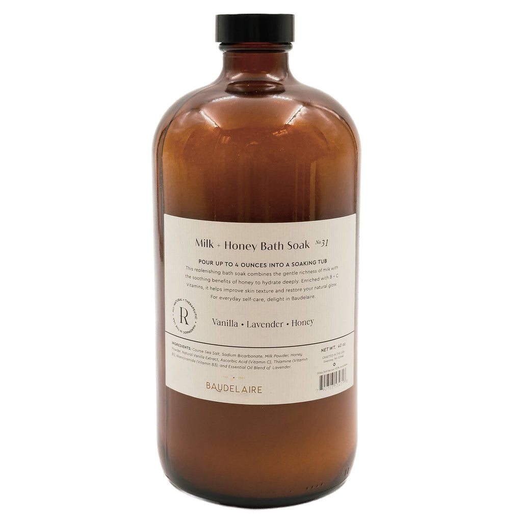 BAUDELAIRE - Sels de Bain Replenishing –  Milk & Honey