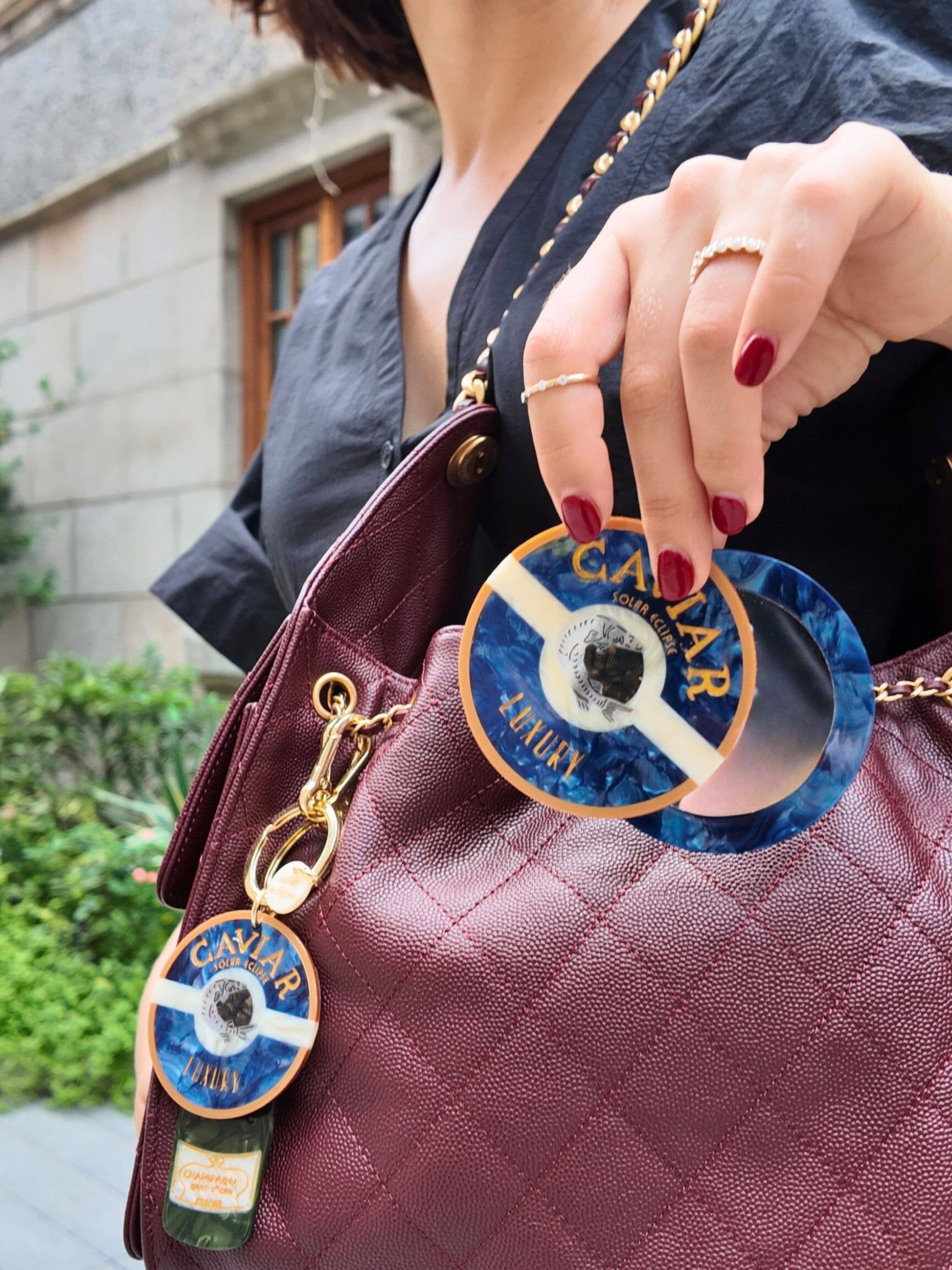 SOLAR ECLIPSE - Compact Mirror Caviar