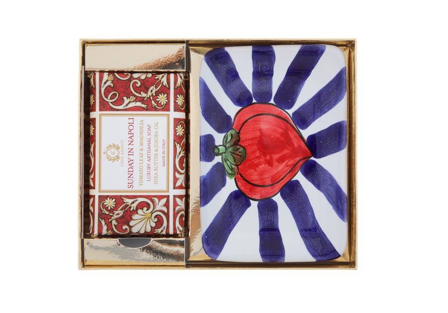 CASA AMALFI - Coffret Savon + Porte-Savon