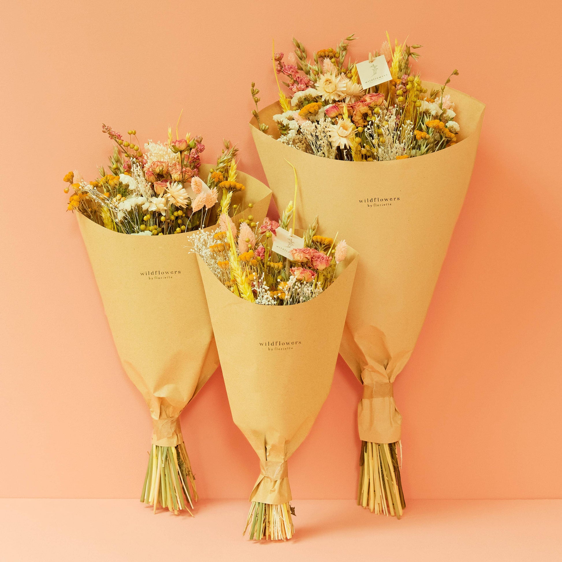 Fleurs séchées - Bouquet champêtre Limonade