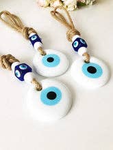 EVILEYE - Oeil en verre blanc