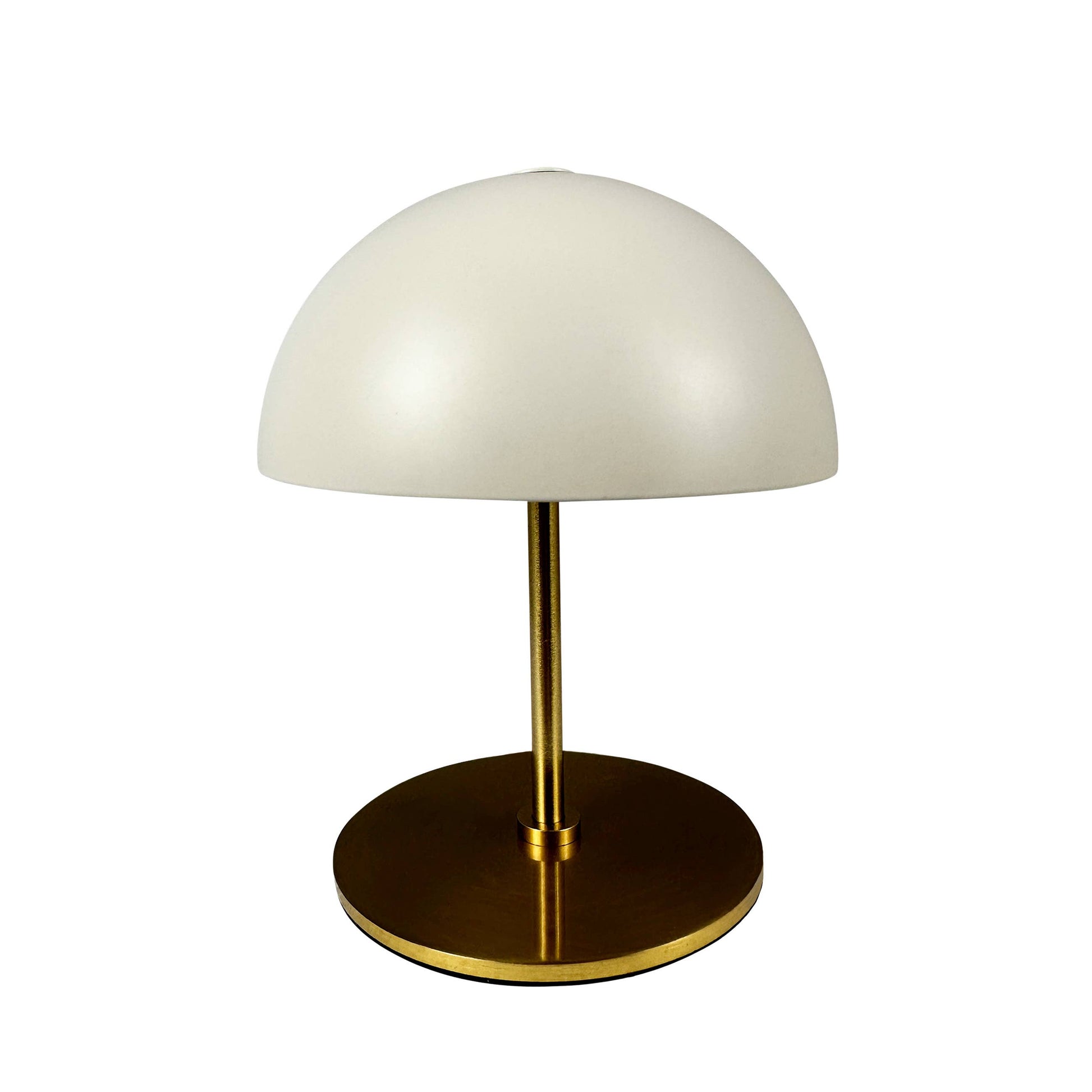 Set de 2 lampes de table ALONG beige/cuivre – vue 3 – Dyberg Larsen | George Genève