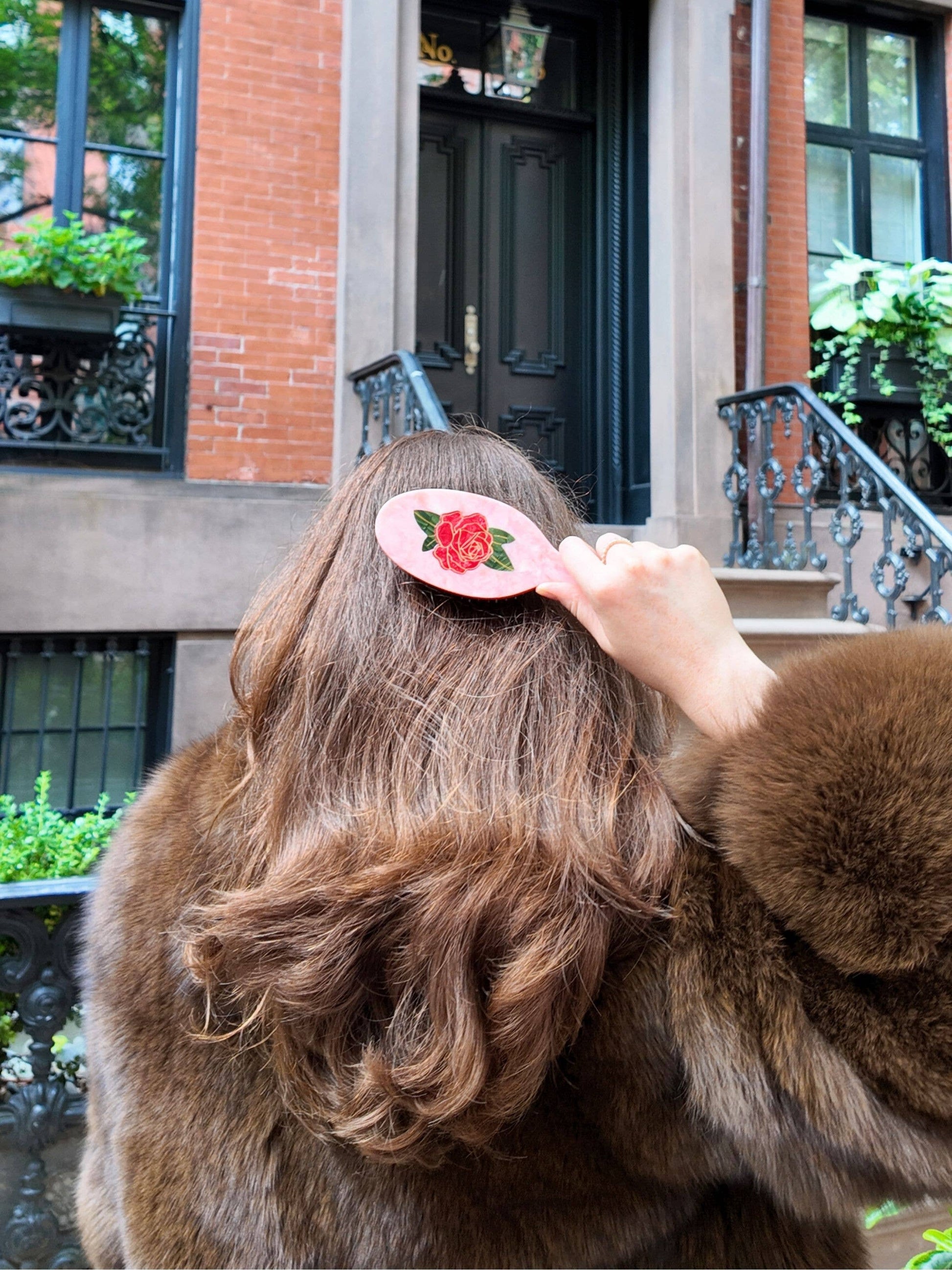 SOLAR ECLIPSE - Brosse à cheveux Rose