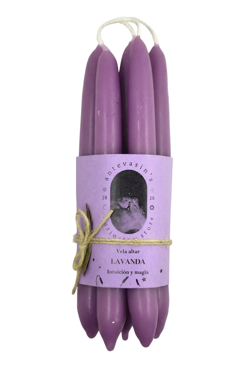 Bougie rituelle Lavande violette 15 g à l'huile de lavande, Antevasin's Store, George Genève