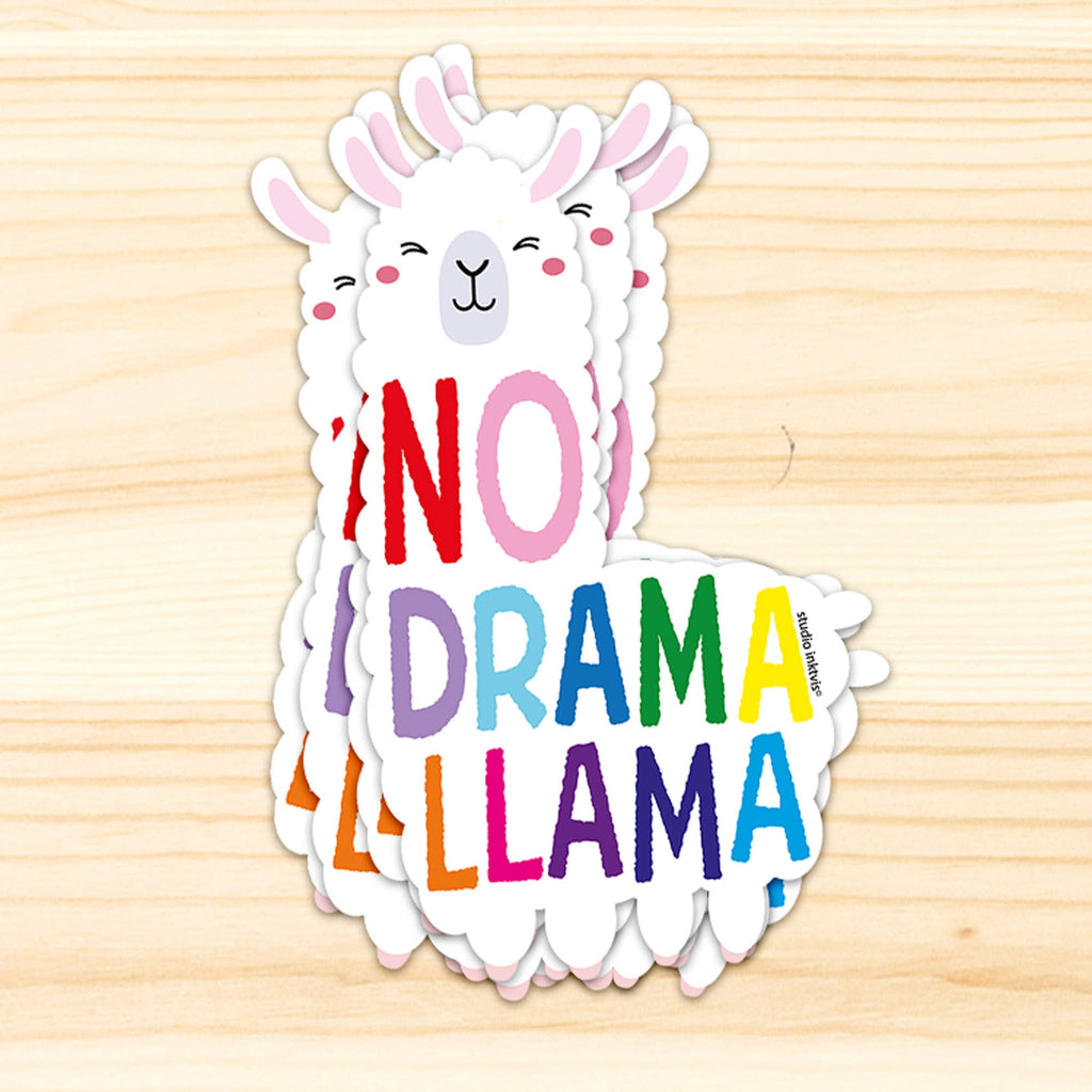 Pas de Drame Lama – vue 4 – Autocollant géeant | George Genève