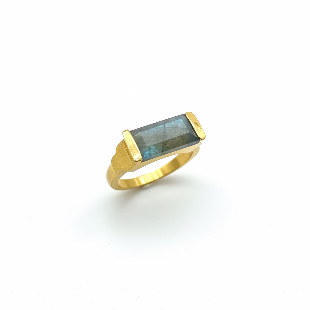 Bague Sachia - Labradorite – SHAN SHAN | George Genève