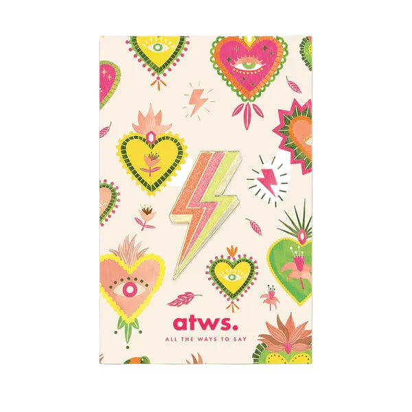 ALL THE WAYS TO SAY - Pins Lighting Bolt