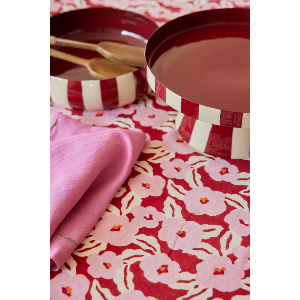 Nappe Chunni Bordeaux 170x300 cm - Bonheur du Jour