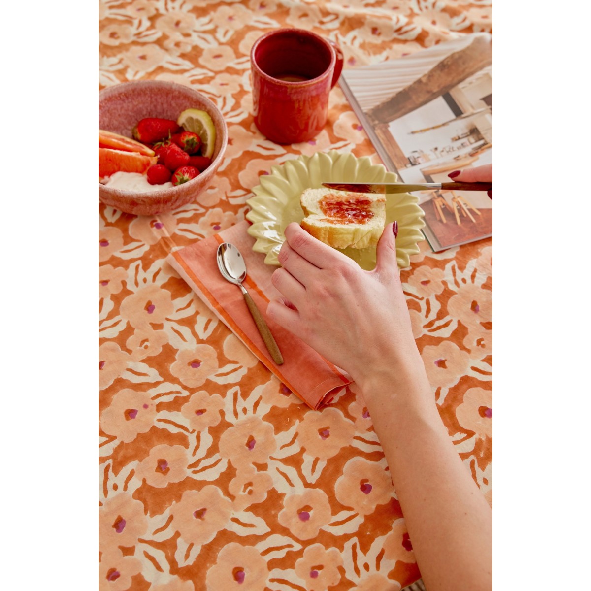 Nappe Chunni Vitamine 170x300 cm - Bonheur du Jour