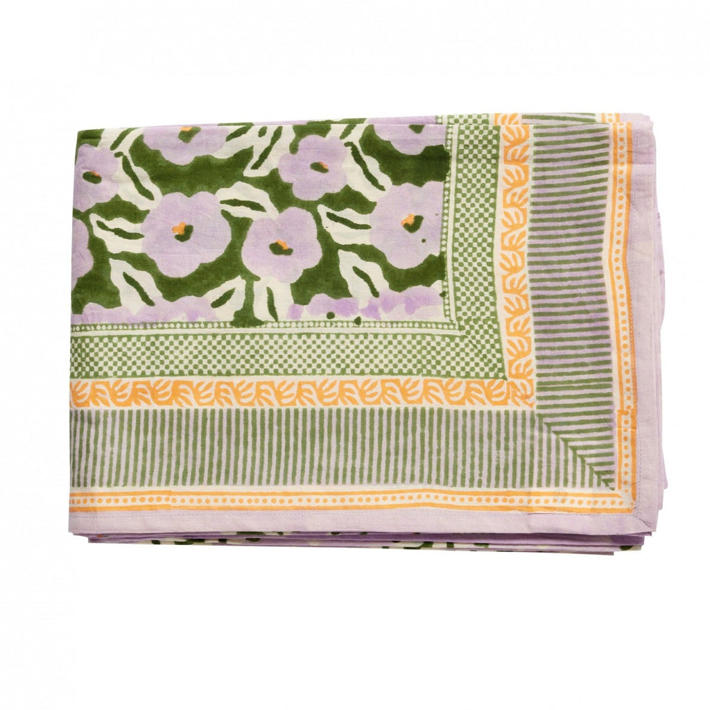 Nappe Iris Olive 170x300 cm - Bonheur du Jour