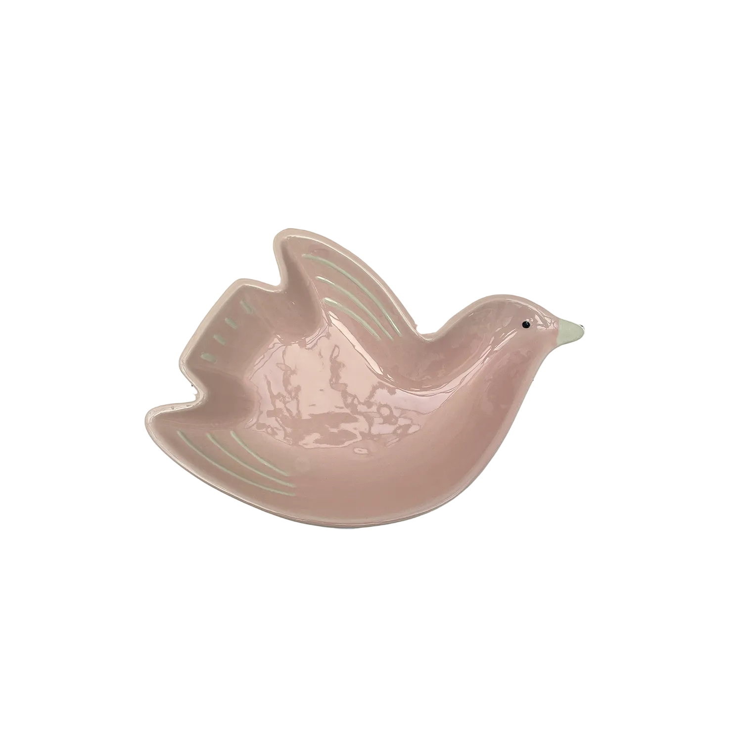Coupelle cuicui oiseau rose pm L16,2 P11 H3cm – Opjet Paris | George Genève