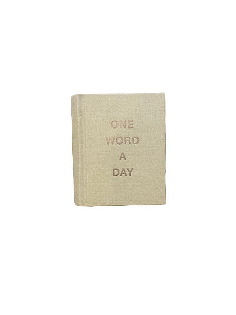 ONE WORD A DAY - Mini Carnet Beige