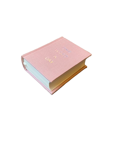 ONE WORD A DAY - Mini Carnet Rose