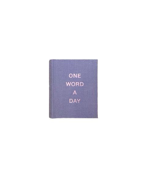 ONE WORD A DAY - Mini Carnet Violet