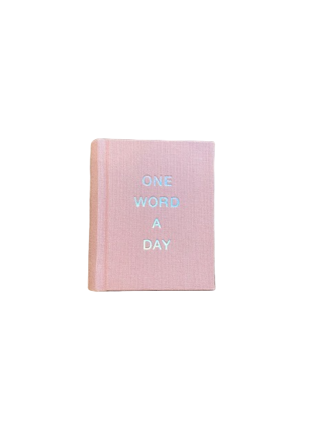ONE WORD A DAY - Mini Carnet Rose