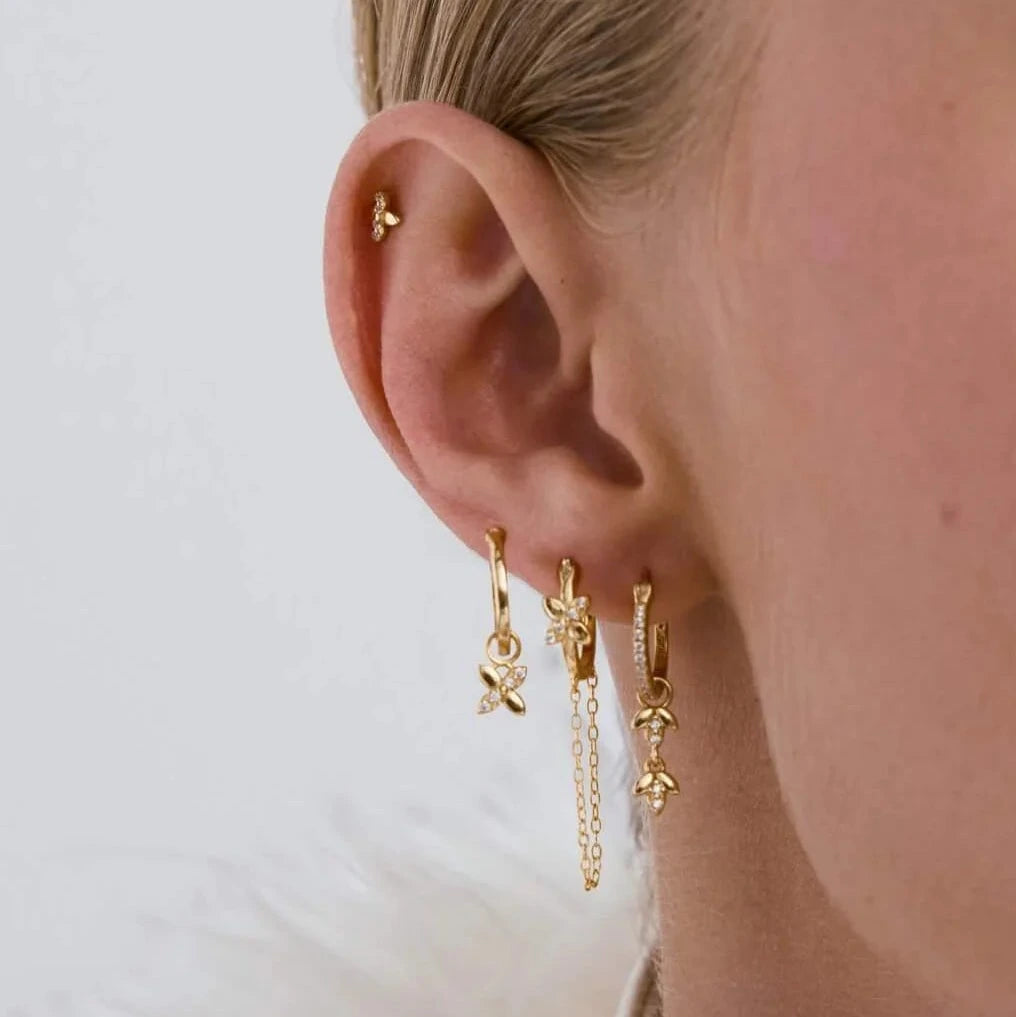 Boucle d'oreille Porto – vue 2 – POHESIA | George Genève