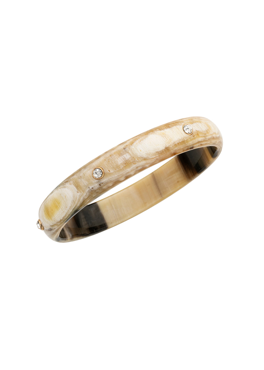 Bracelet Ivory Naomi Mya Bay corne de buffle ivoire pierres fines - George Genève