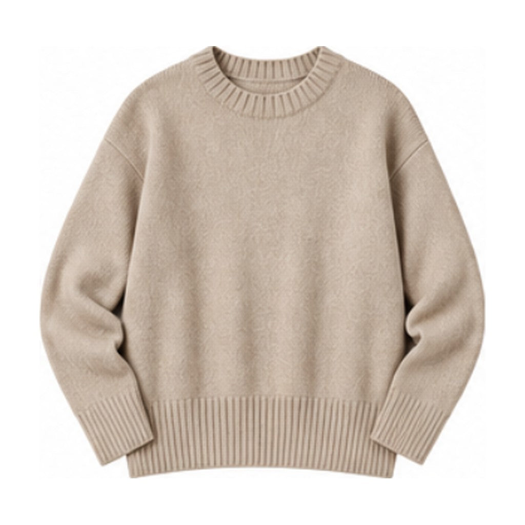 LES TRICOTS DE LEA - Pull Cachemire Sable Chiné