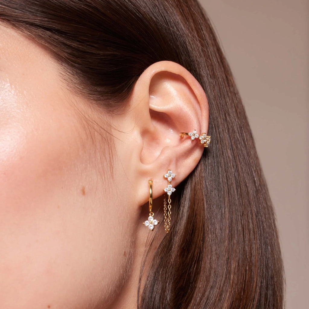 Boucle d'oreille Rome – vue 2 – POHESIA | George Genève