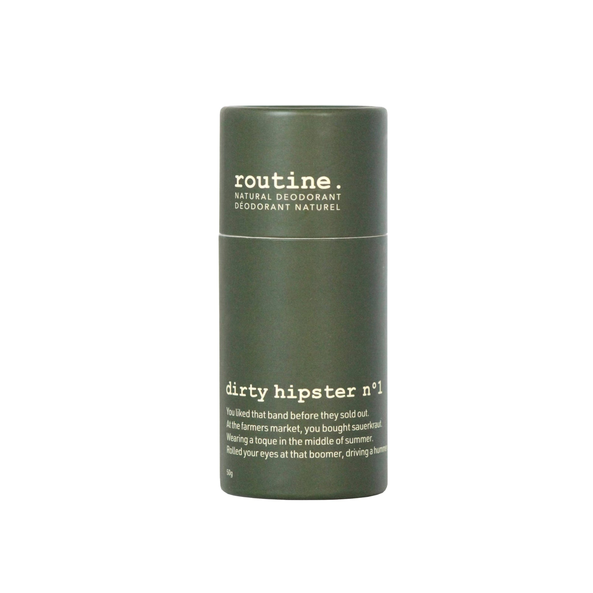 ROUTINE - Déodorant en stick Dirty Hipster