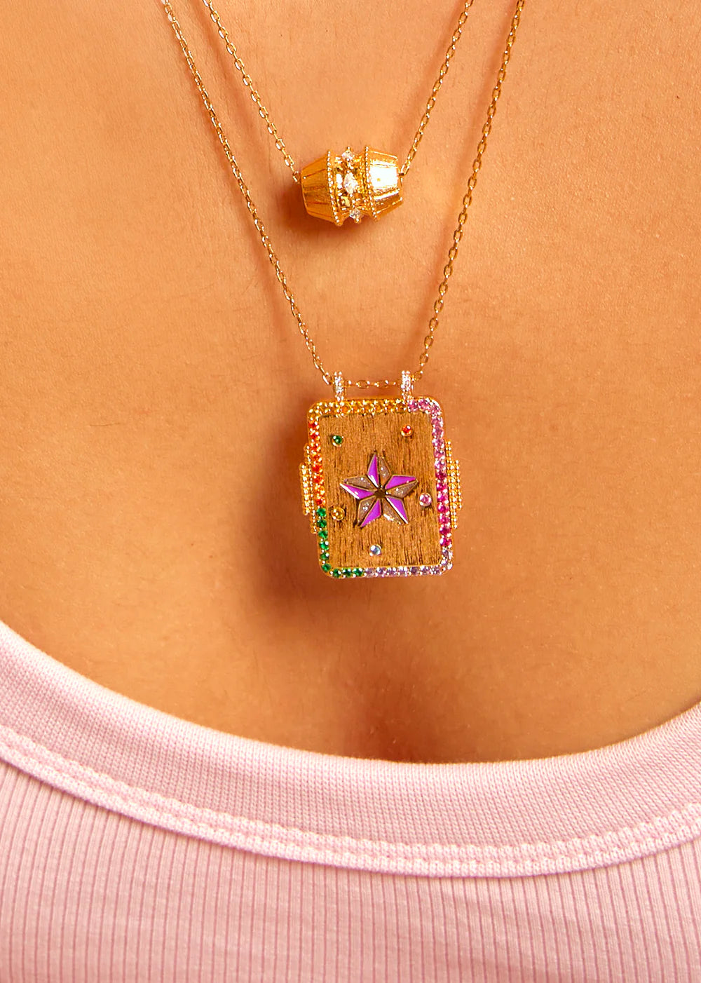 Collier Texas Revival Boheme – vue 2 – MYA BAY | George Genève