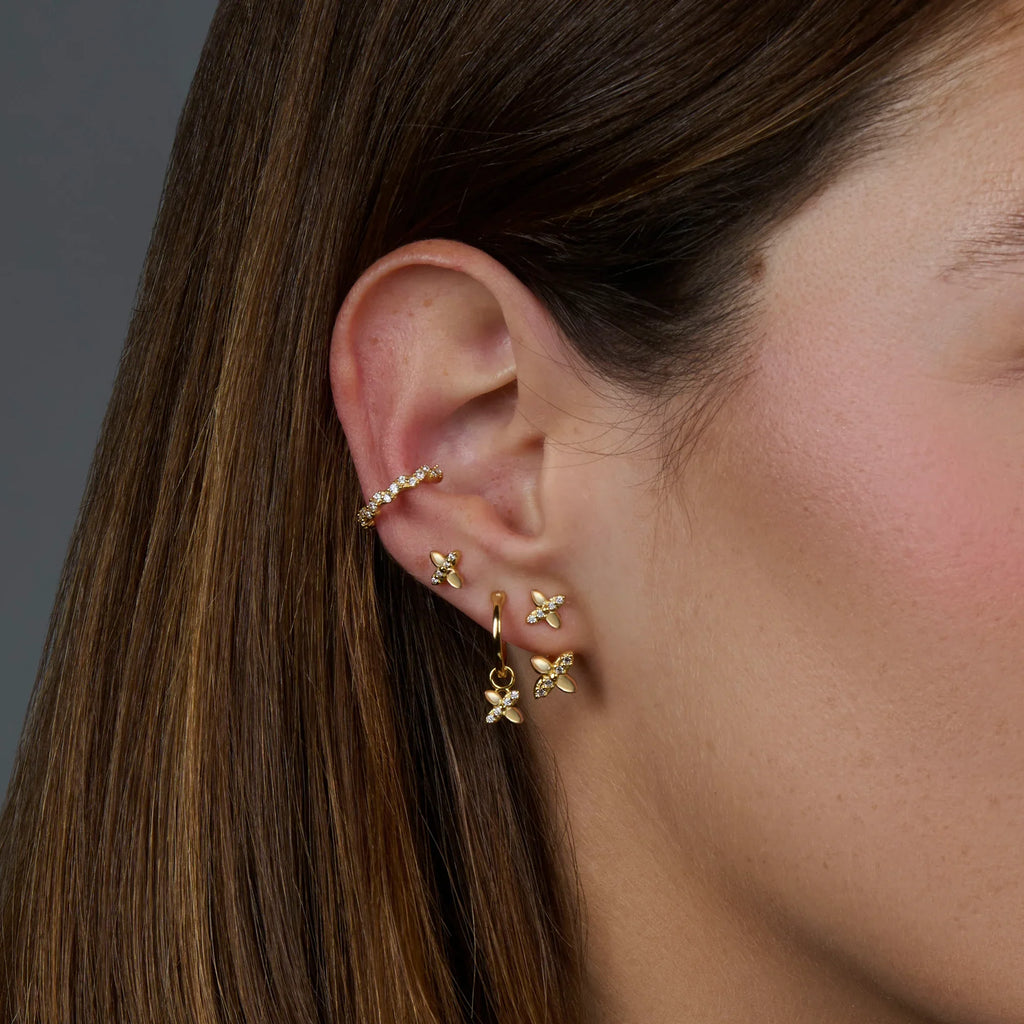Boucle d'oreille Tulum – vue 2 – POHESIA | George Genève