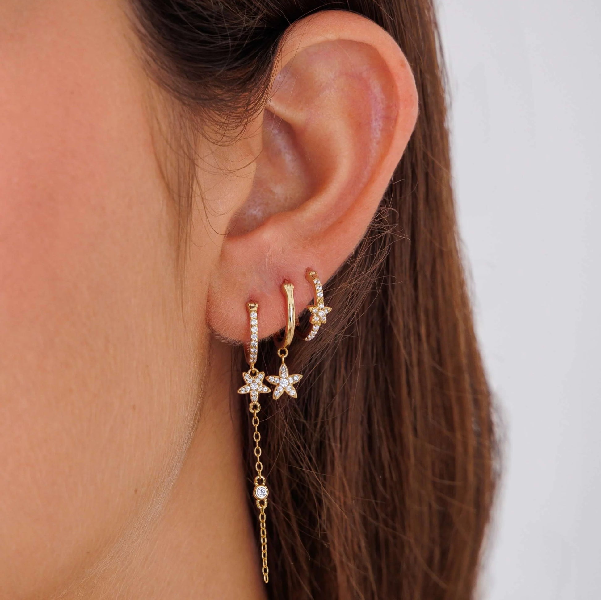 Boucle d'oreille Milan – vue 2 – POHESIA | George Genève