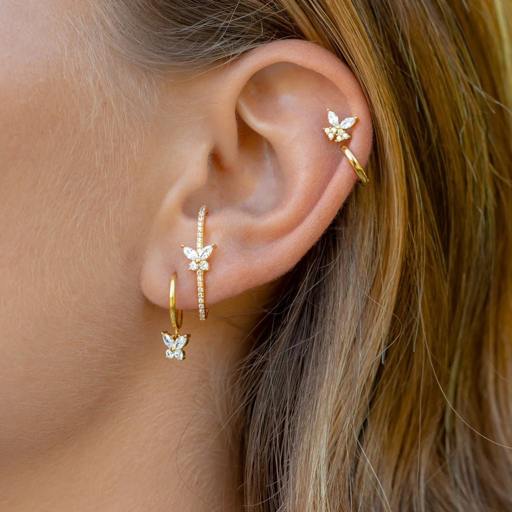 Boucle d'oreille Valensole – vue 2 – POHESIA | George Genève